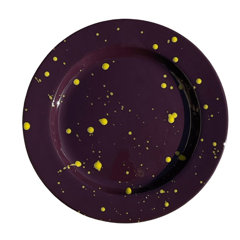 Hand Splatter Terracotta Dinner Plate