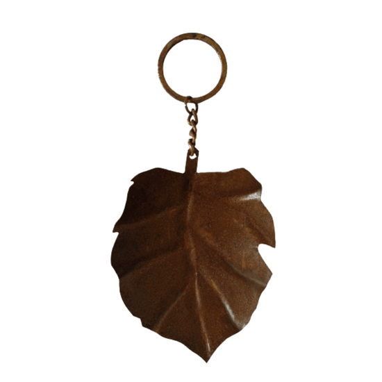 Iron Leaf Key Ring