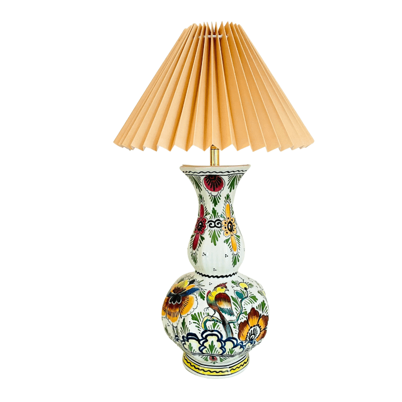 Antique Delft Lamp