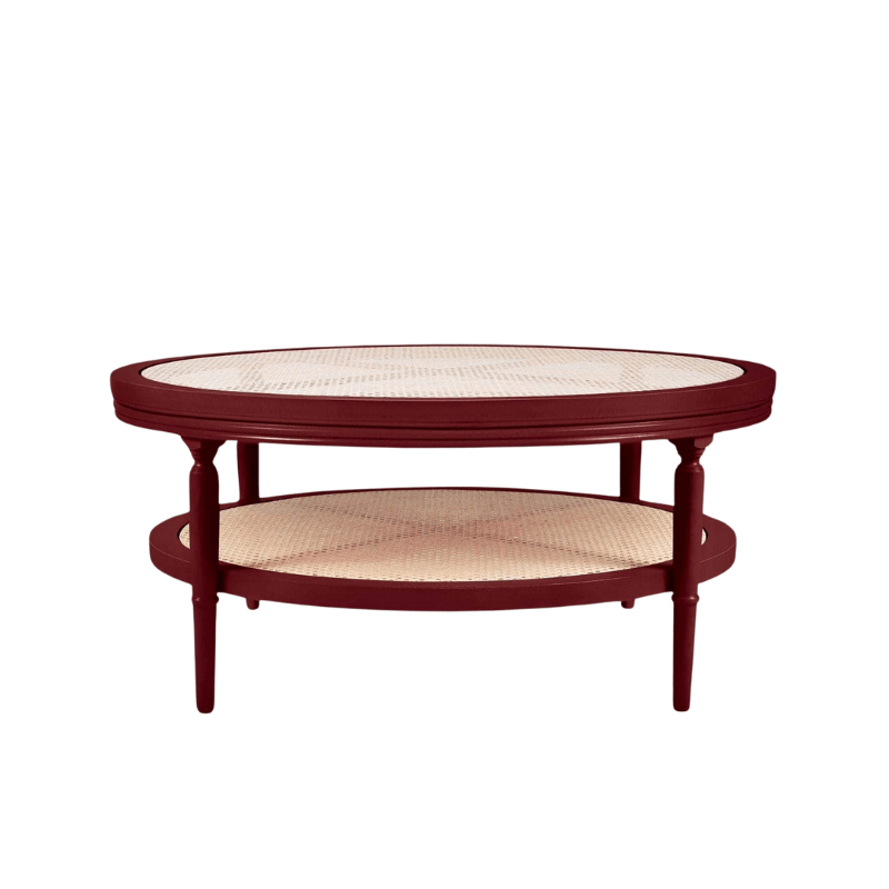 Lucia Coffee Table, Pomegranate