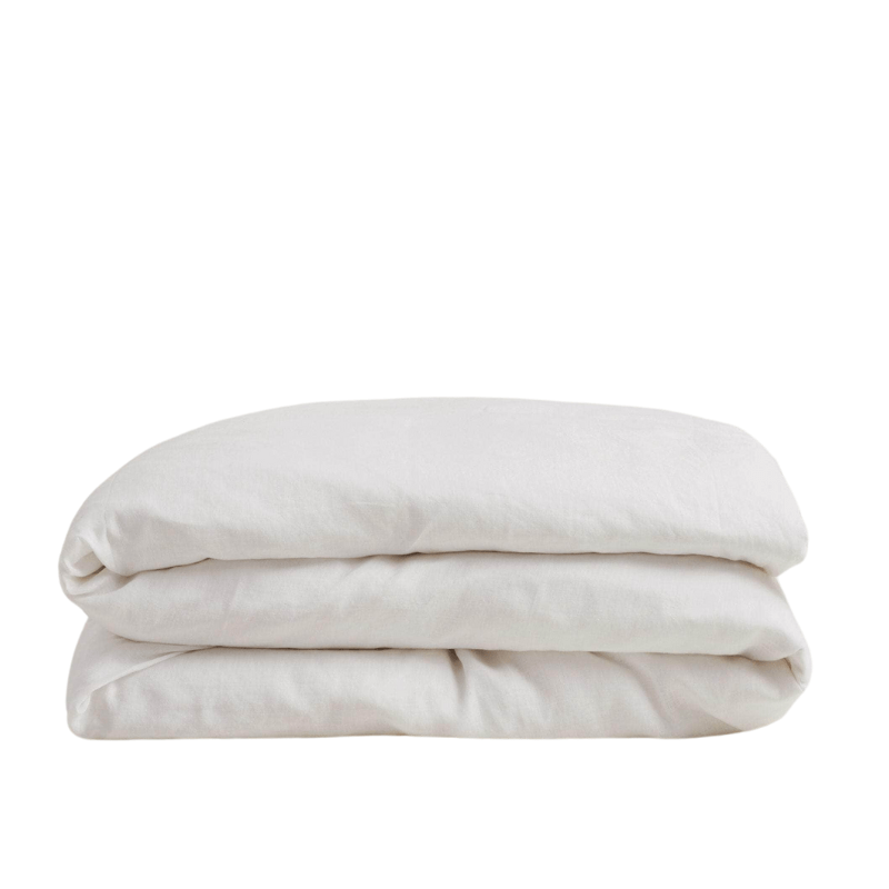 Hemp Duvet Cover Pure White