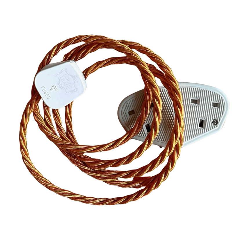 Fabric Extension Cable in Turmeric