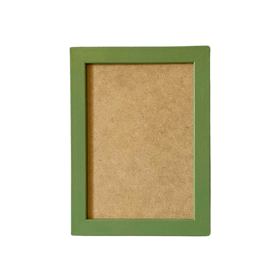 Painted Wood Picture Frame, Olive