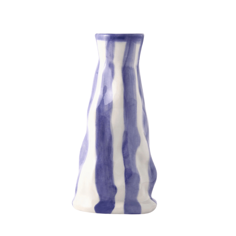 Amethyst Candy Stripe Vase