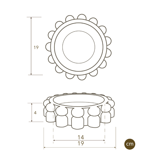 Ornament Tray - Burnt Ochre