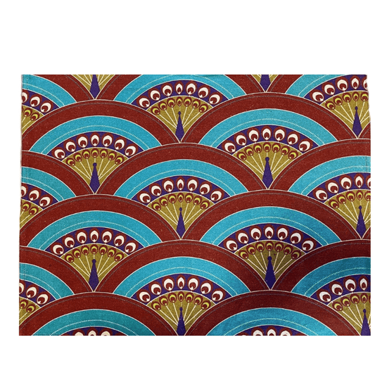 Matthew Williamson Cotton Placemats - Peacock Feather Set of 2