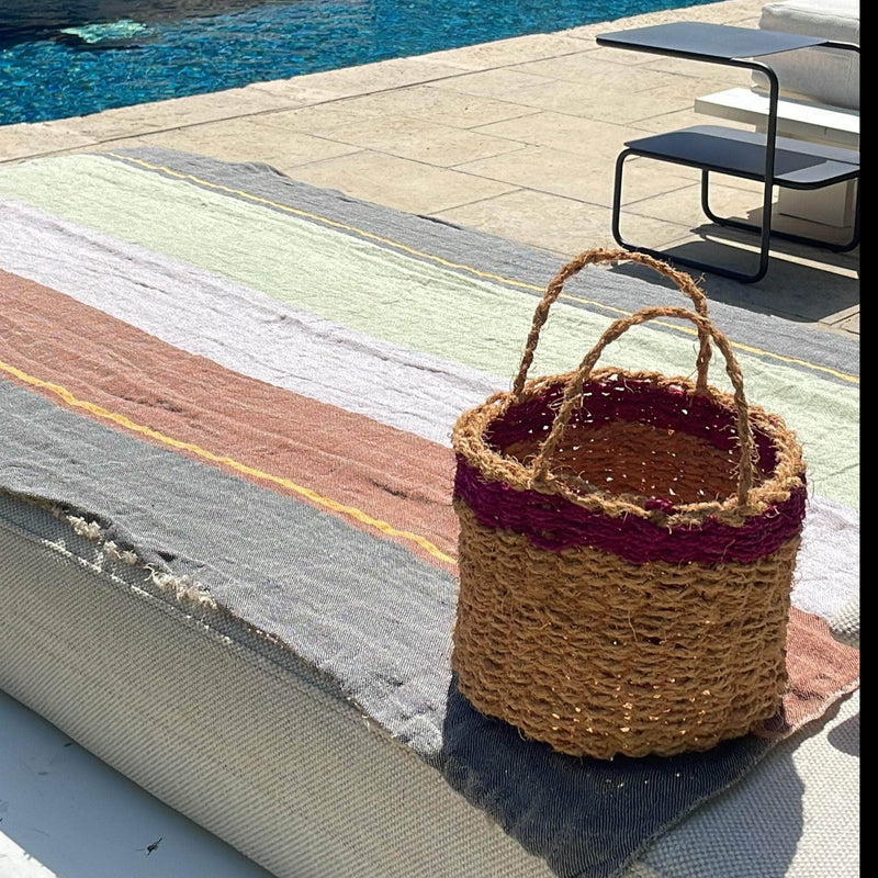 Multicoloured Linen Tablecloth