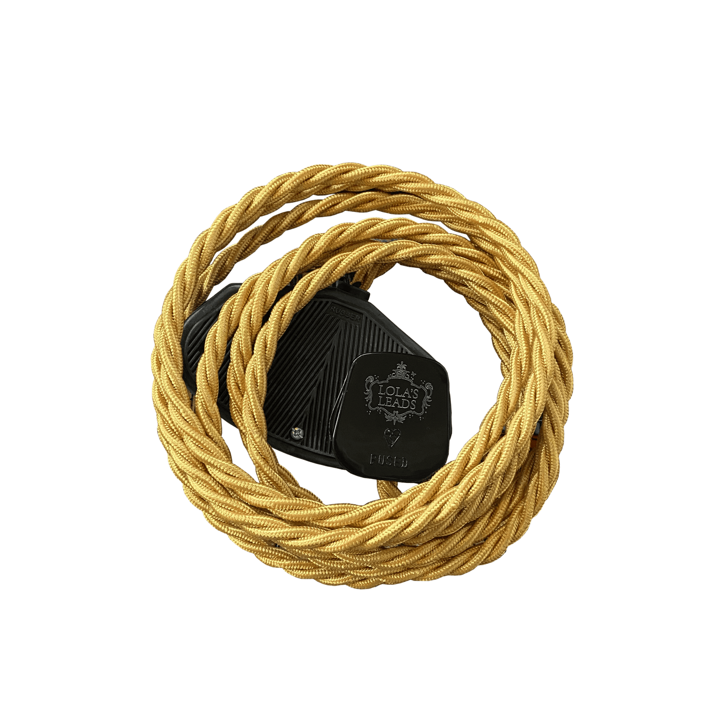 Fabric Extension Cable in Gold