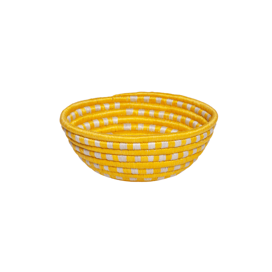 Guacamayas Small Yellow and Natural Bowl