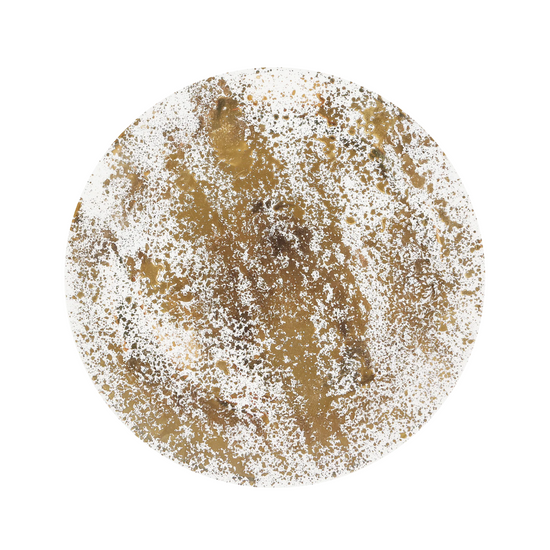 Gold Splatter Plate