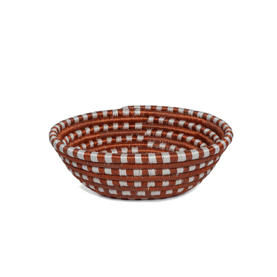 Guacamayas Terracotta and Natural Small Bowl