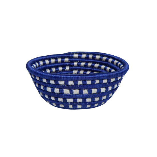 Guacamayas Blue and Natural Small Bowl