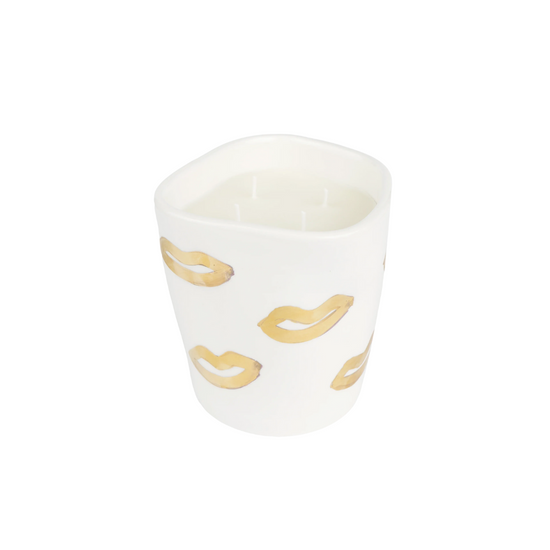 Gold Kiss Candle