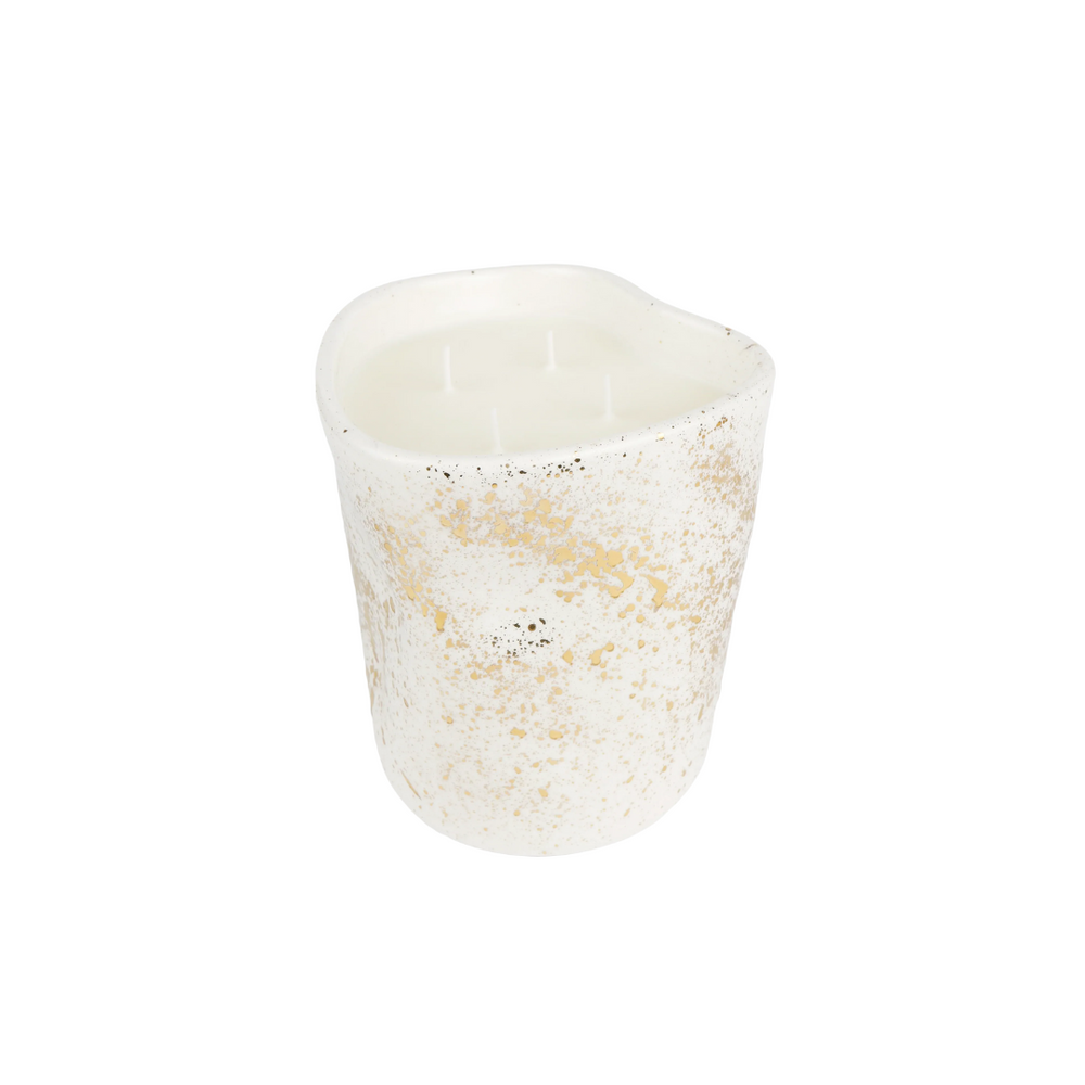 Gold Splatter Candle