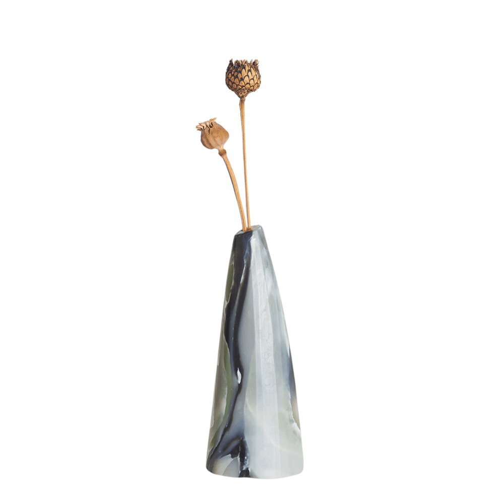 Recycled Plastic Bud Vase Peaks Sage