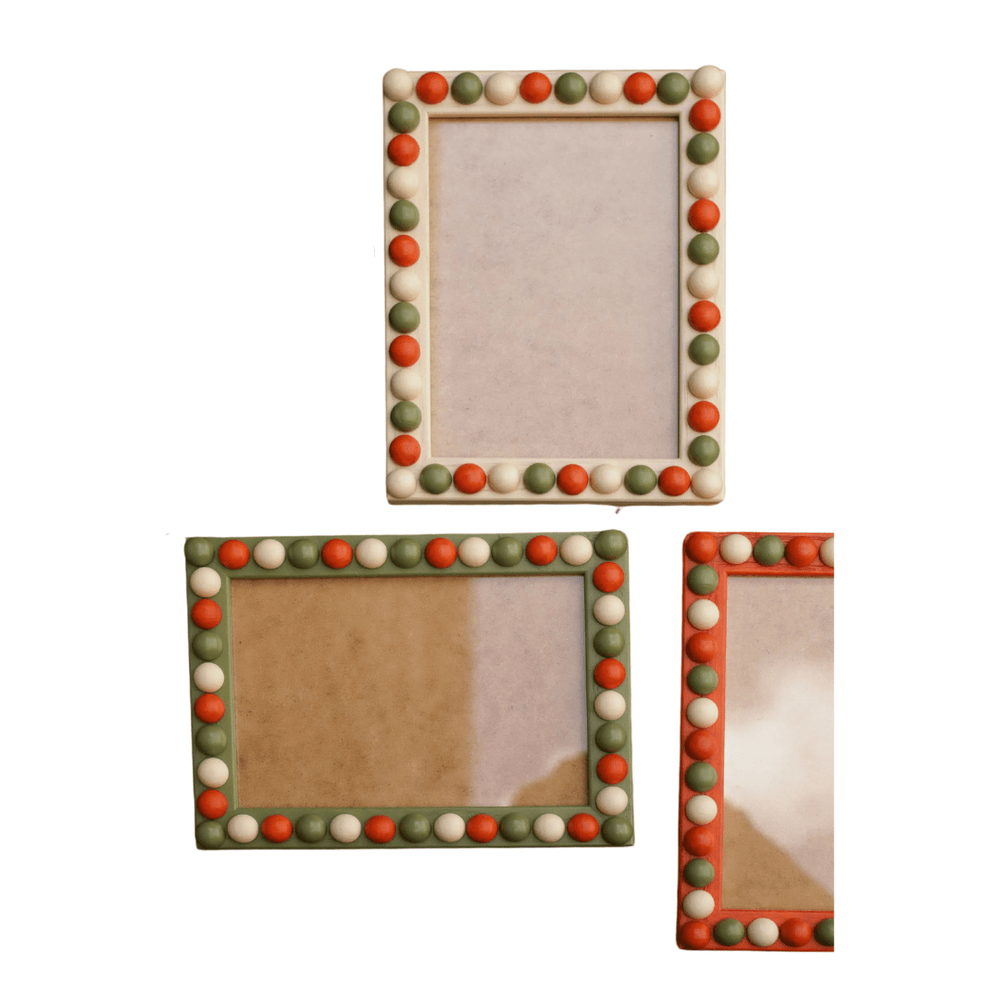 Burnt Orange, Olive & Oat Bobbin Frame