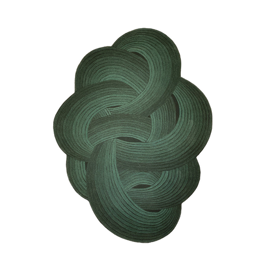 Green Knot Rug