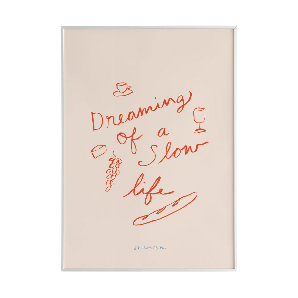 Dreaming of a Slow Life Art Print