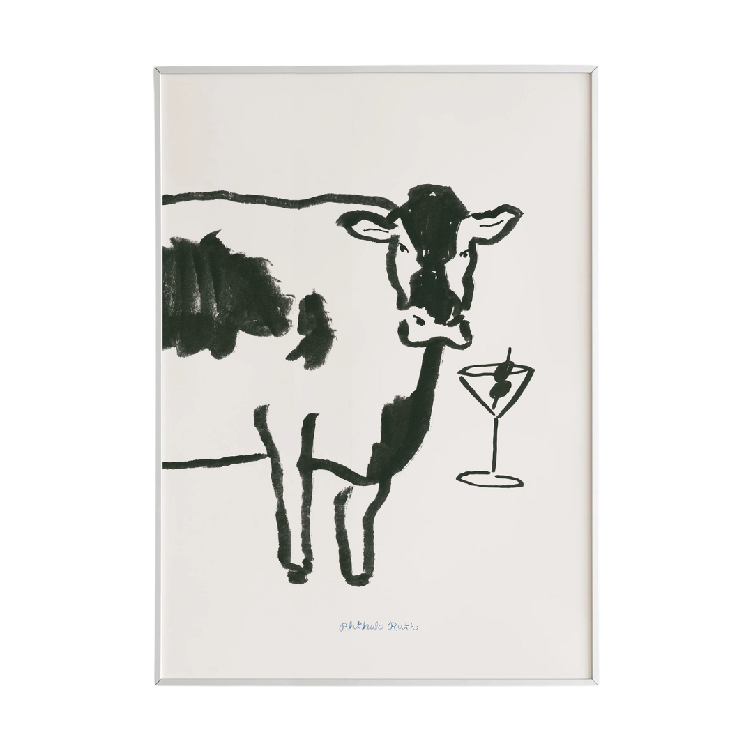 Moo-tini Art Print