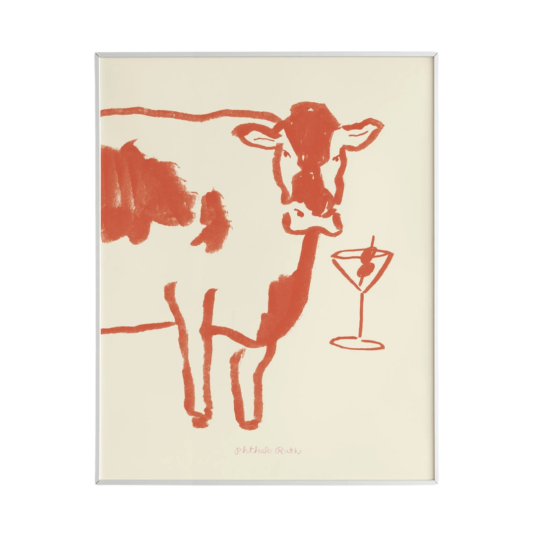 Moo-tini Art Print