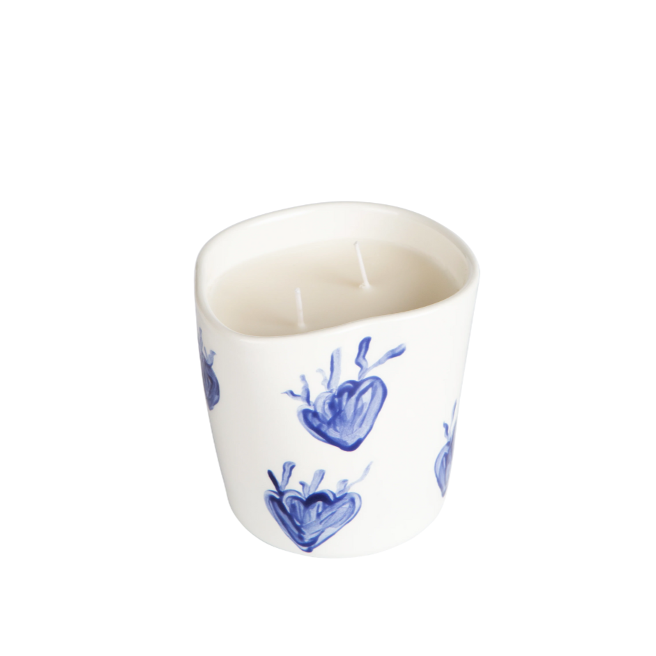 Blue Coral Candle