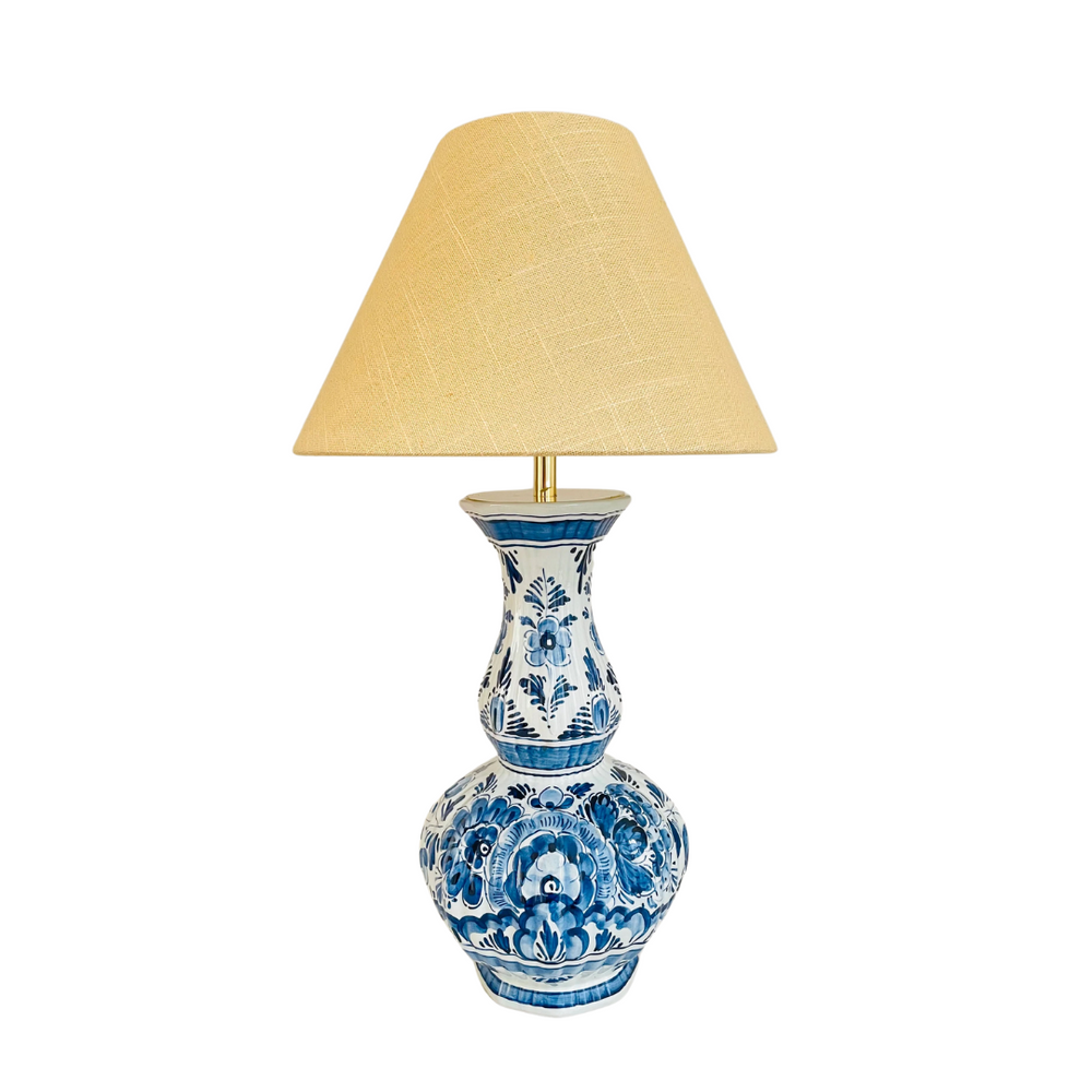 Antique Delft Lamp