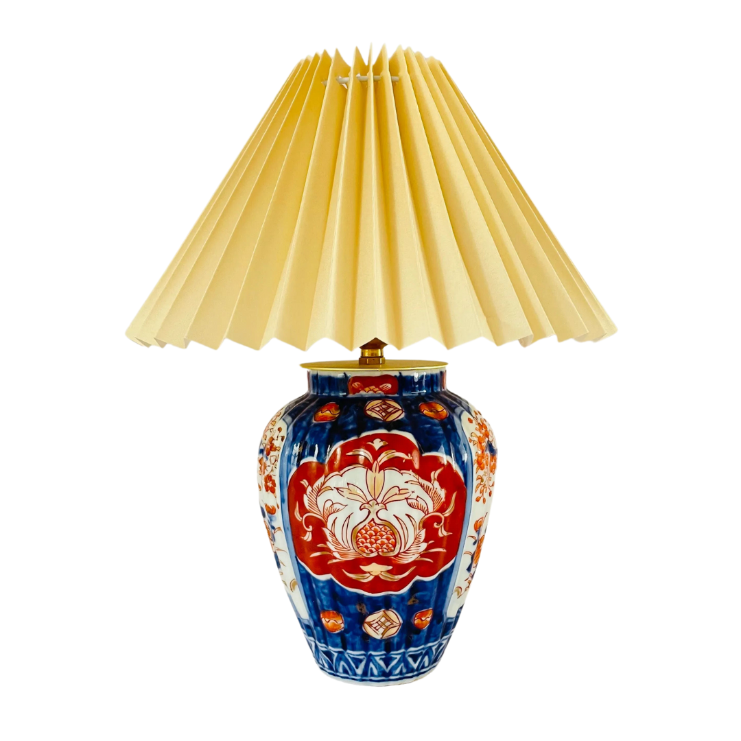 Antique Japanese Mini Imari Lamp