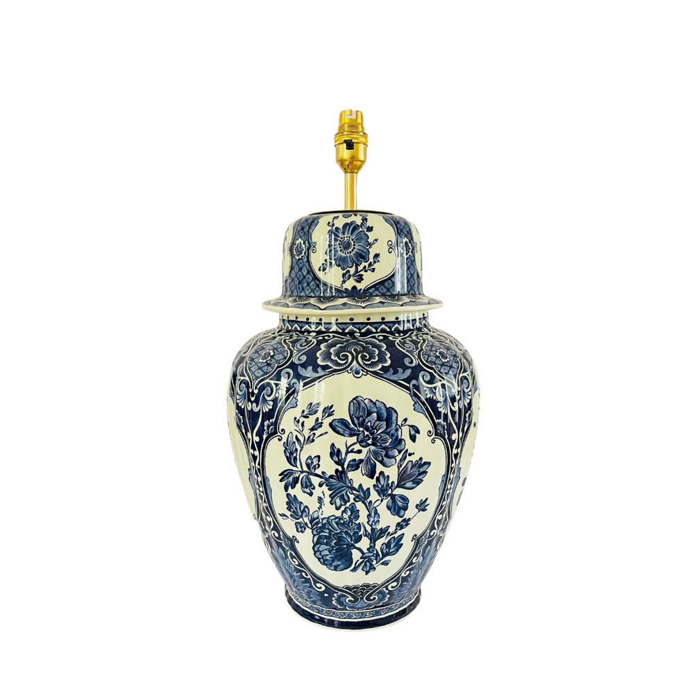 Large Antique Delft lamp