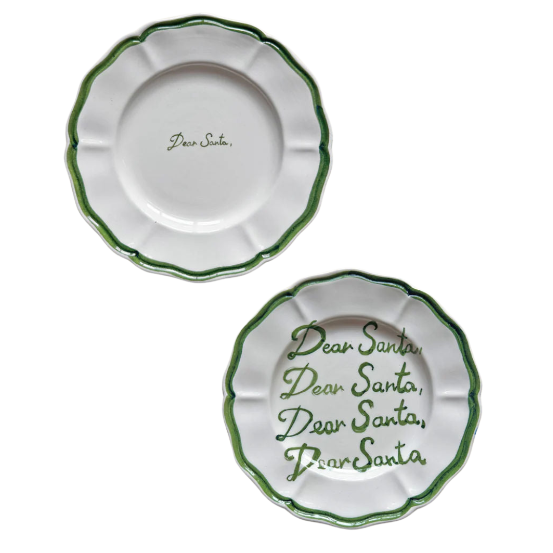 Dear Santa Small Plates Set of 2