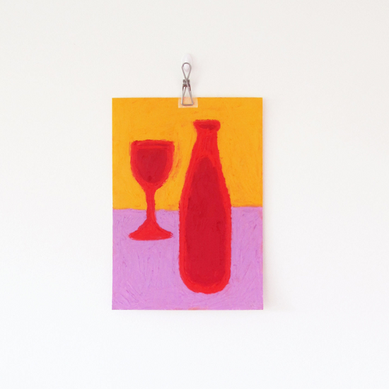 Red Bottle Artwork