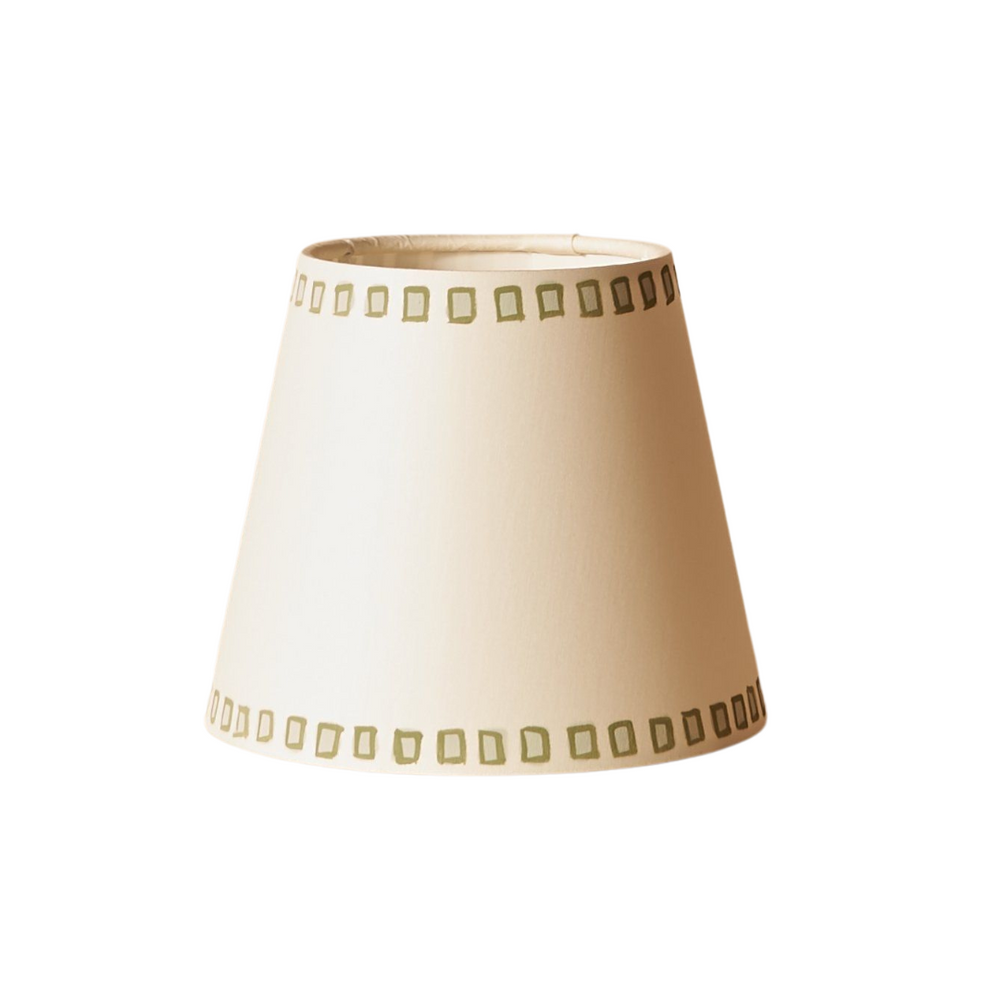 Green Gemstone Trim Lampshade