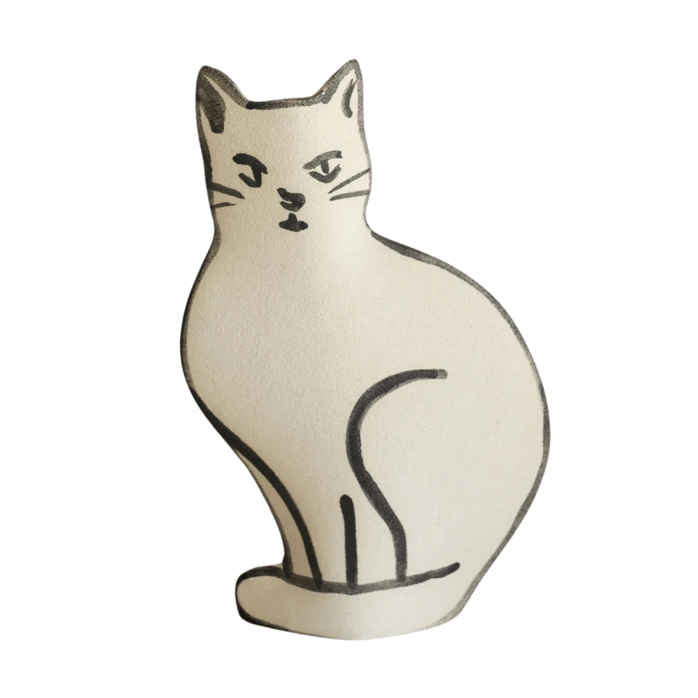 ‘Cat’ Ceramic Vase