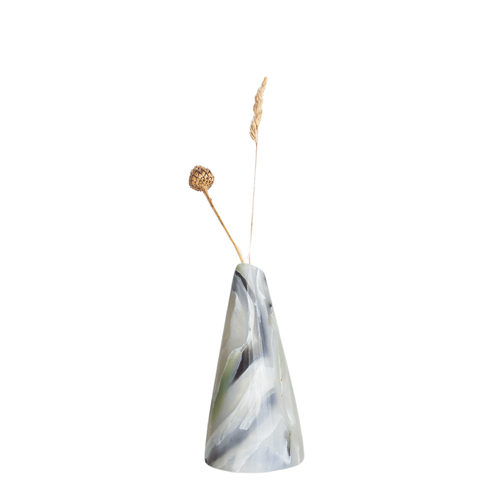 Recycled Plastic Bud Vase Peaks Sage