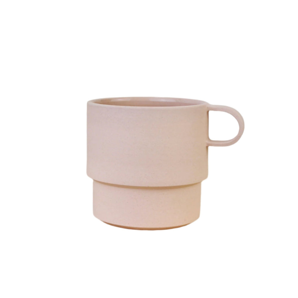 Tall Angular Mug, Blush