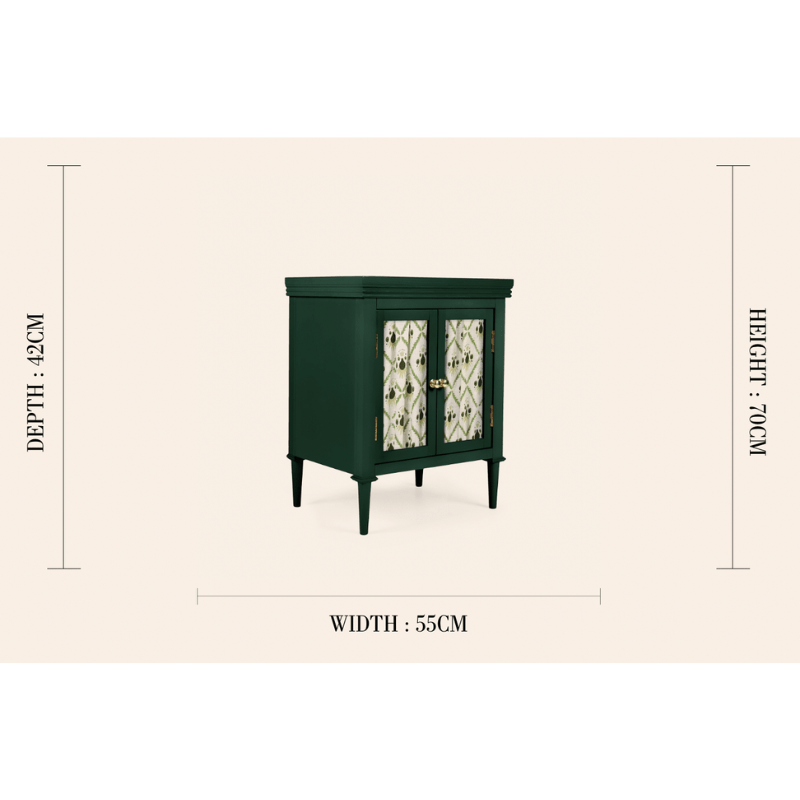 Livia Bedside Cabinet, Forest