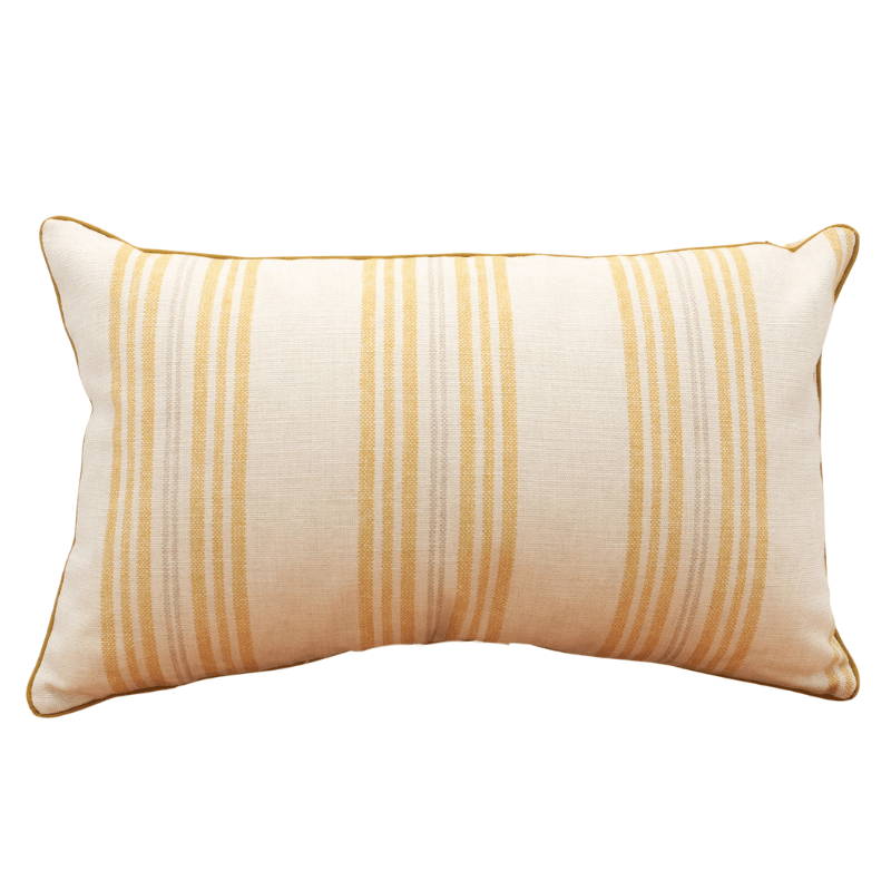 Mustard Striped Cushion