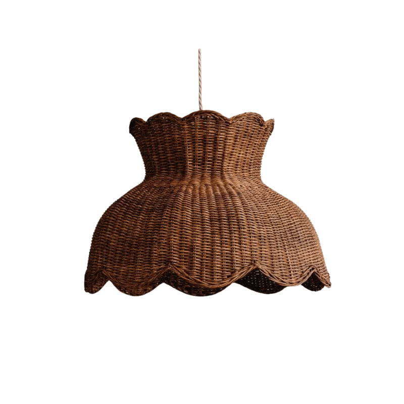 Anar Rattan Pendant Shade (Large Teak)