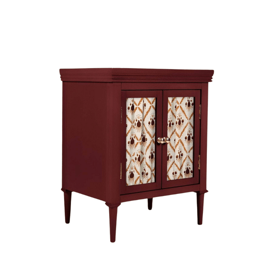 Livia Bedside Cabinet, Pomegranate