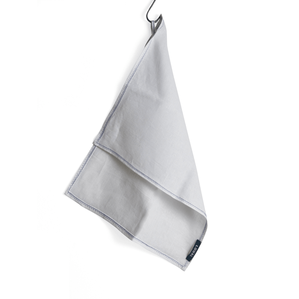 Irish Linen Hand & Tea Towel - White