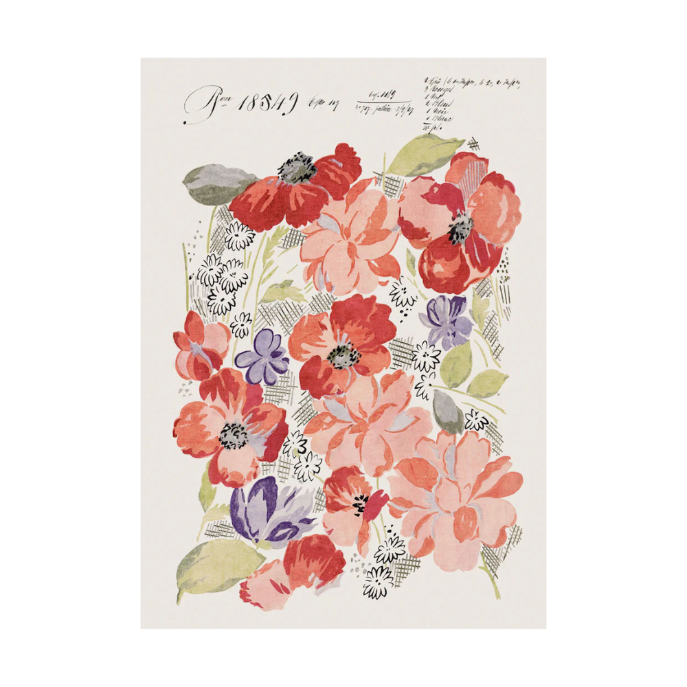 Bloomsbury Blooms  - Vintage Archive Poster Prints