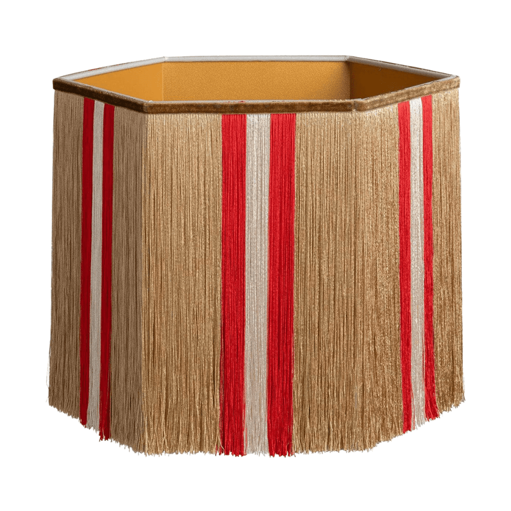 Palais x Hôtel Magique Lampshade Ava Gold & red