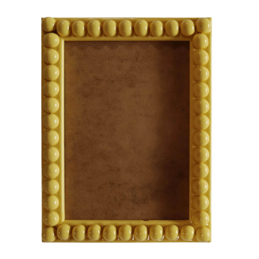 Cashmere Yellow Bobbin Picture Frame