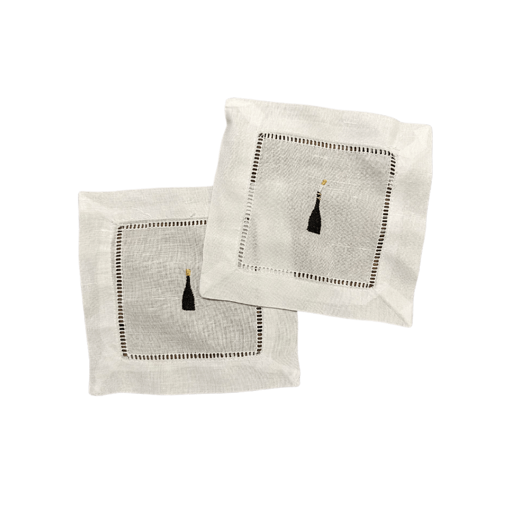 Poppin' Prosecco Bottle Cocktail Napkins