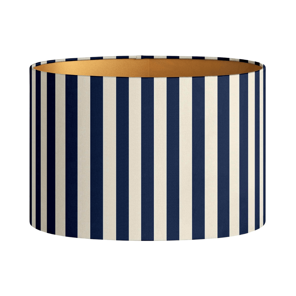 Lampshade Jackie Navy Ecru