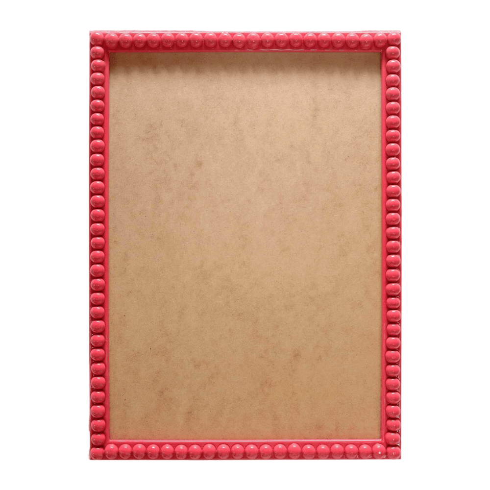 Raspberry Bobbin Picture Frame