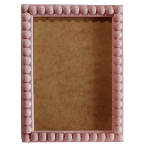 Soft Pink Bobbin Picture Frame