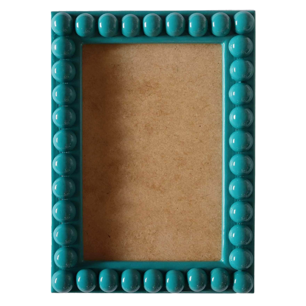 Teal Bobbin Picture Frame