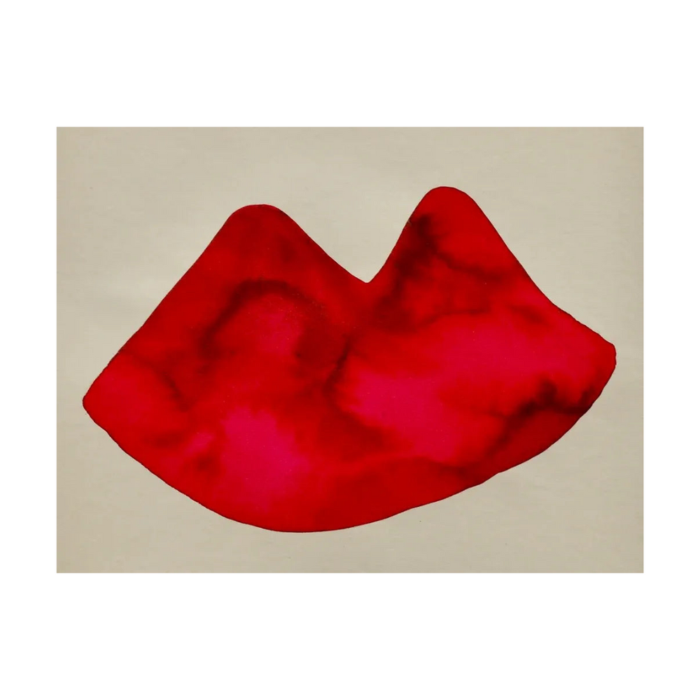 Original Painting Of Lips