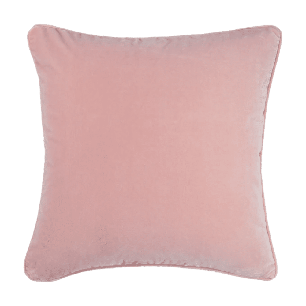 Velvet Cushion - Blush