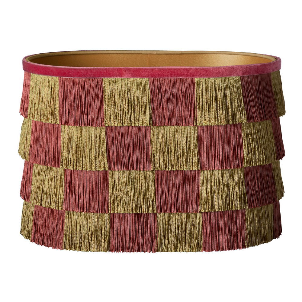 Lampshade Giselle Olive & Rosewood